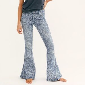 Free People Dream Lover High Waisted Flare Jeans